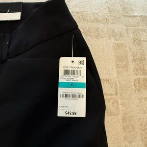 Classic Deep Black Women’s Trousers - Essential Fit